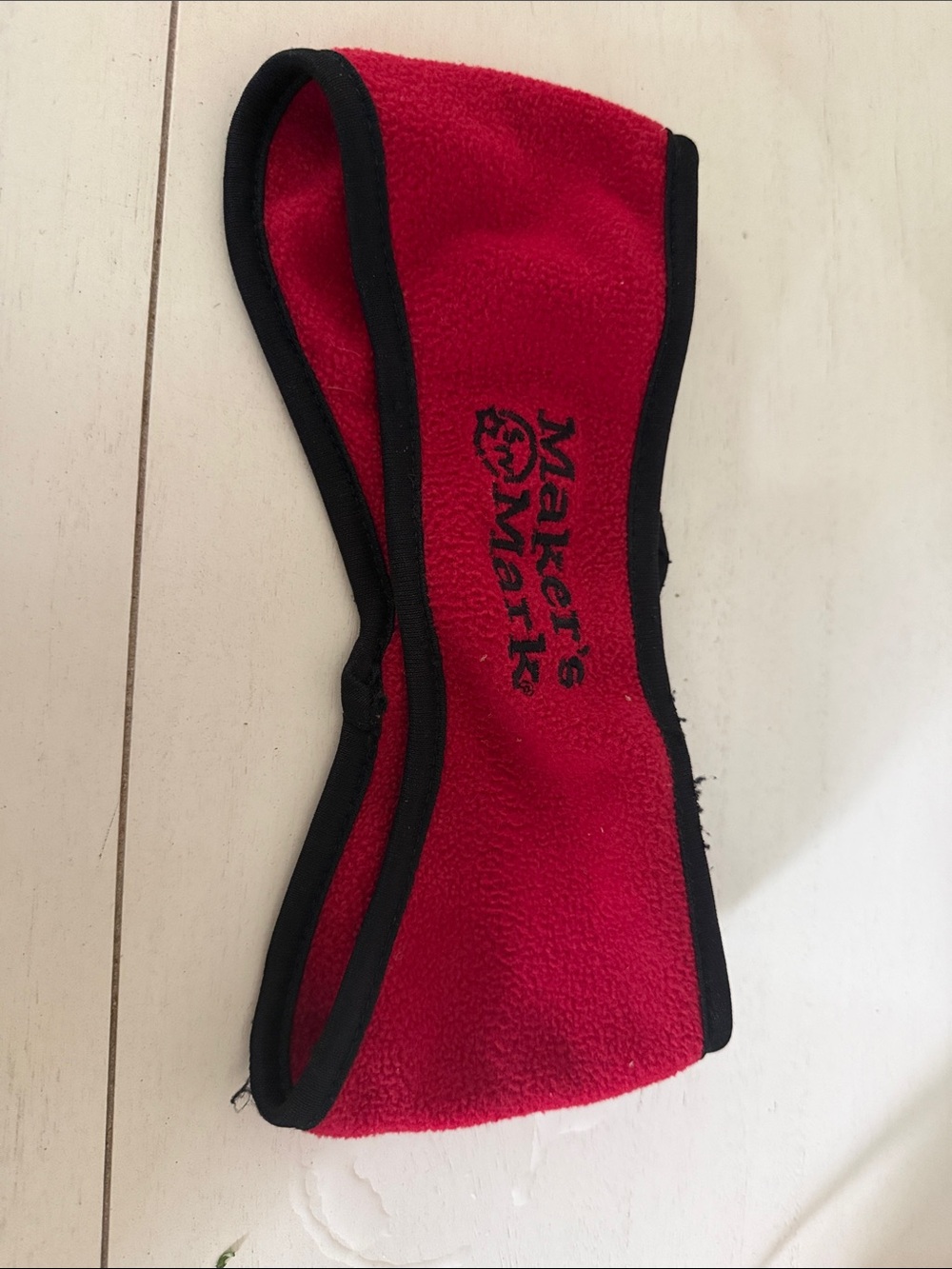 Maker's Mark Red Fleece Ear / head  Warmer